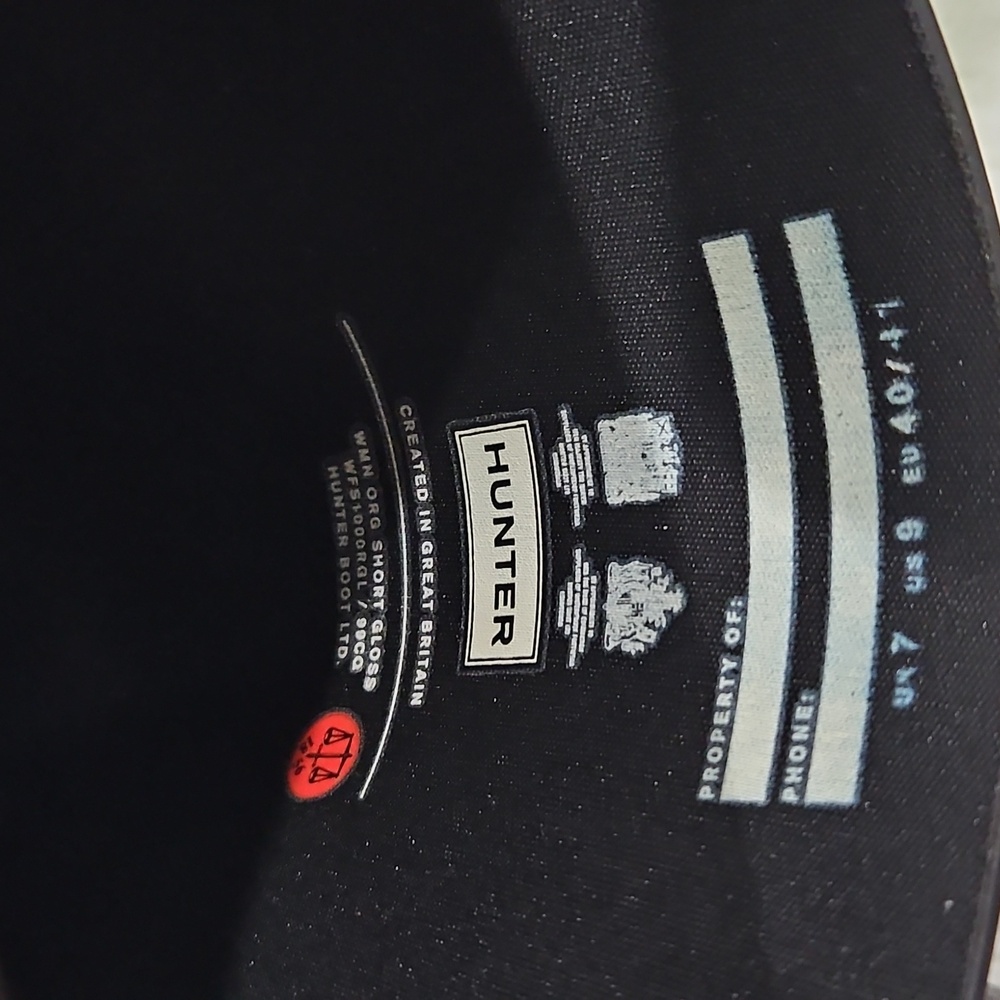 Hunter Black Women's Winter & Rain Boots - Picture 6 of 6